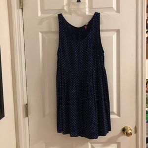 polka dot fit and flare dress